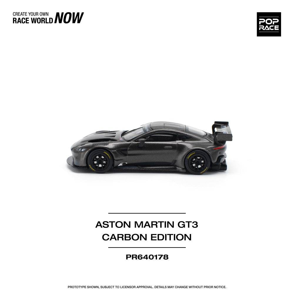 1/64 Aston Martin GT3, carbon edition - Poprace PR640178