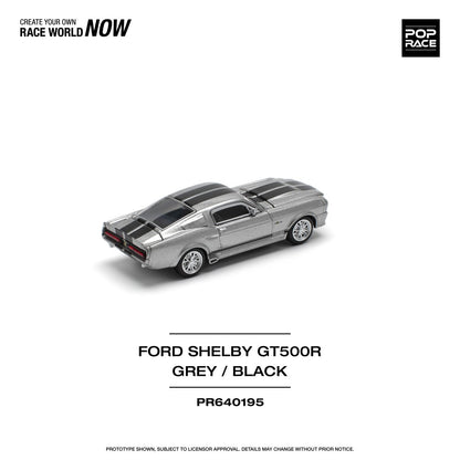 1/64 1967 Shelby Mustang GT500, grey/black - Poprace PR640195