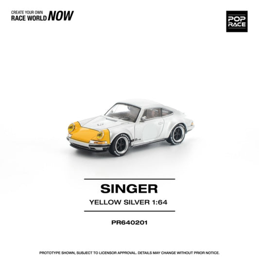 1/64 SINGER 911 SCCS HOMAGE YELLOW/SILVER - Poprace - PR640201