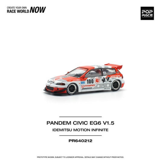 1/64 Pandem Civic EG67 V1.5, Idemitsu Motion Infinite - Poprace PR640212