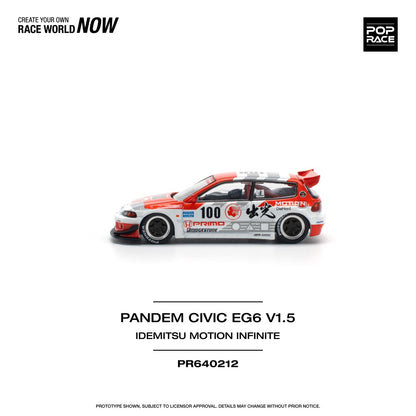 1/64 Pandem Civic EG67 V1.5, Idemitsu Motion Infinite - Poprace PR640212