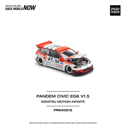 1/64 Pandem Civic EG67 V1.5, Idemitsu Motion Infinite - Poprace PR640212