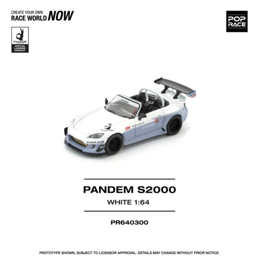 1/64 PANDEM S2000 WHITE (NEW TOOLING) - Poprace - PR640300