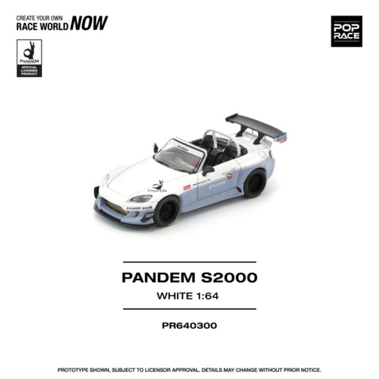 1/64 PANDEM S2000 WHITE (NEW TOOLING) - Poprace - PR640300