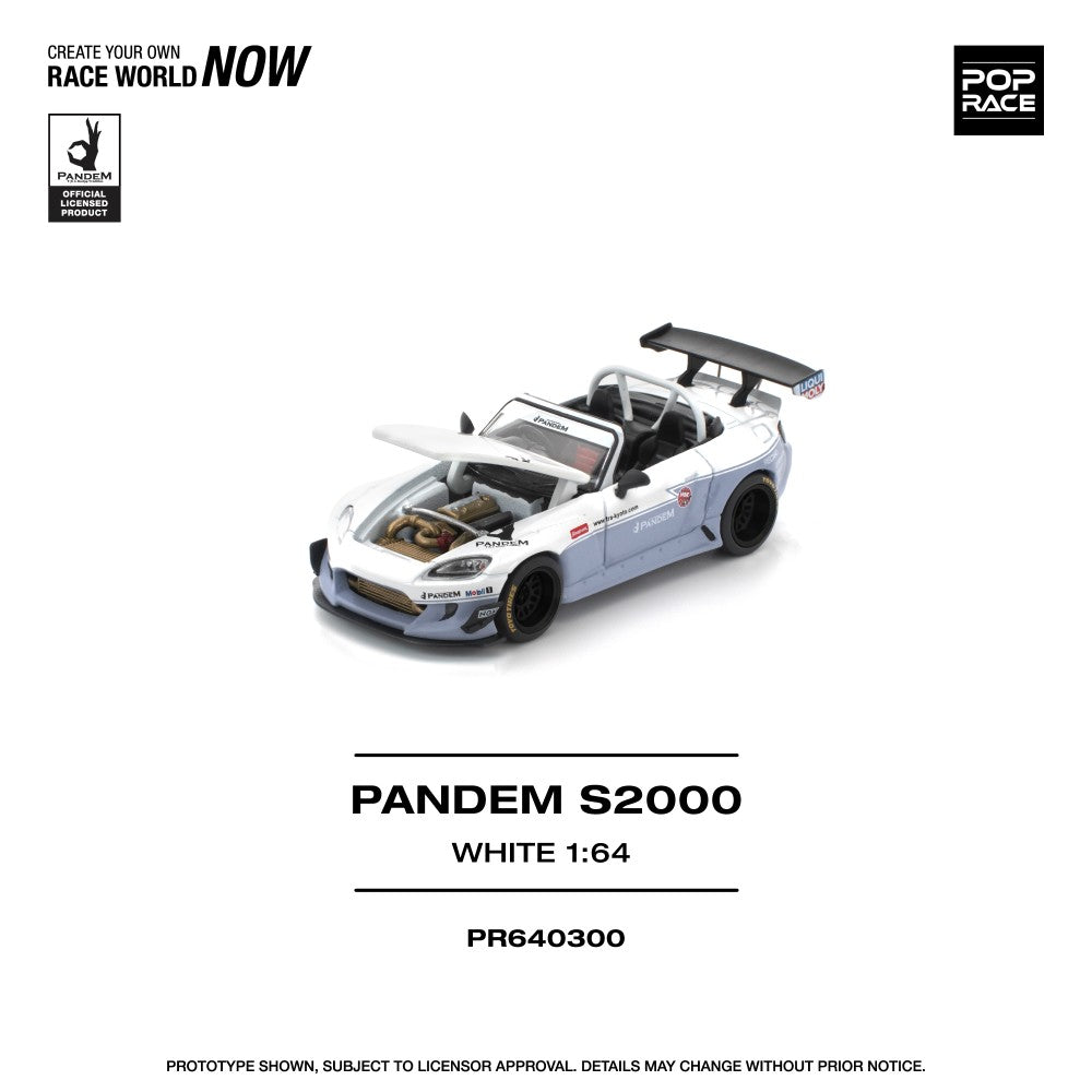 1/64 PANDEM S2000 WHITE (NEW TOOLING) - Poprace - PR640300