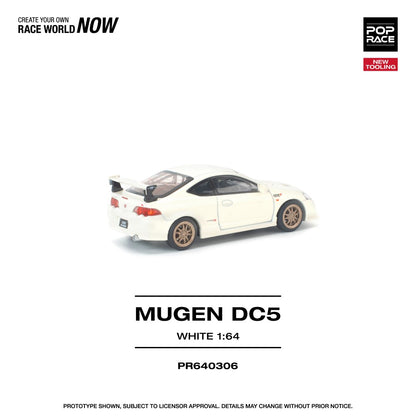 1/64 HONDA DC5 MUGEN WHITE NEW TOOLING - Pop Race - PR640306