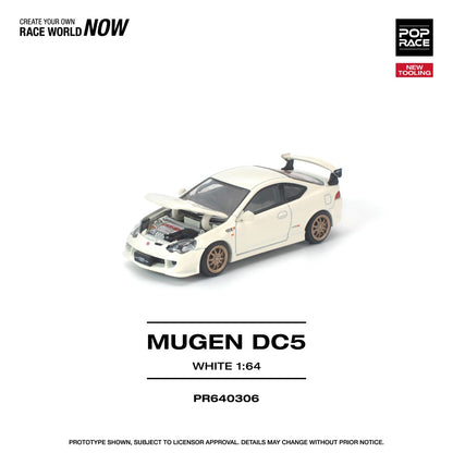1/64 HONDA DC5 MUGEN WHITE NEW TOOLING - Pop Race - PR640306