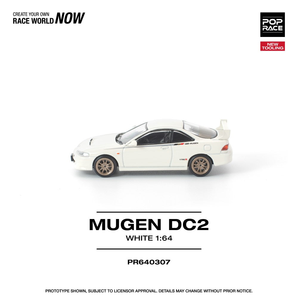 1/64 MUGEN DC2 WHITE NEW TOOLING - Pop Race - PR640307