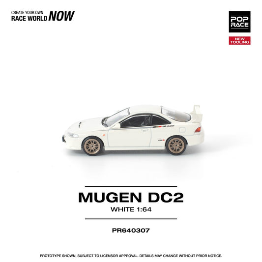 1/64 MUGEN DC2 WHITE NEW TOOLING - Pop Race - PR640307