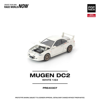 1/64 MUGEN DC2 WHITE NEW TOOLING - Pop Race - PR640307