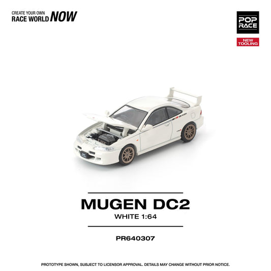 1/64 MUGEN DC2 WHITE NEW TOOLING - Pop Race - PR640307