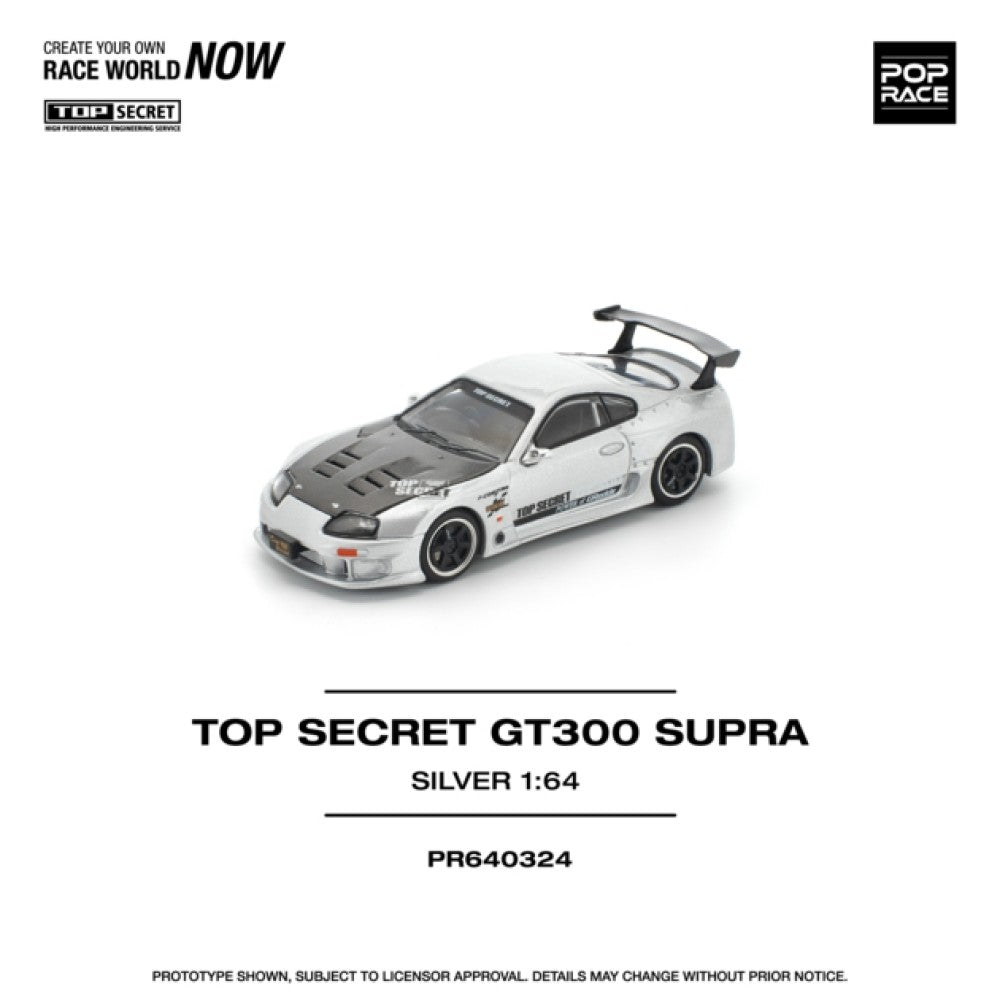1/64 TOP SECRET GT300 SUPRA SILVER - Poprace - PR640324