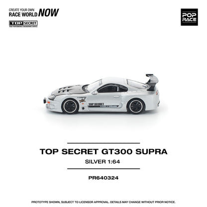 1/64 TOP SECRET GT300 SUPRA SILVER - Poprace - PR640324