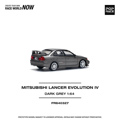 1/64 MITSUBISHI LANCER EVOLUTION IV DARK GREY - Poprace - PR640327