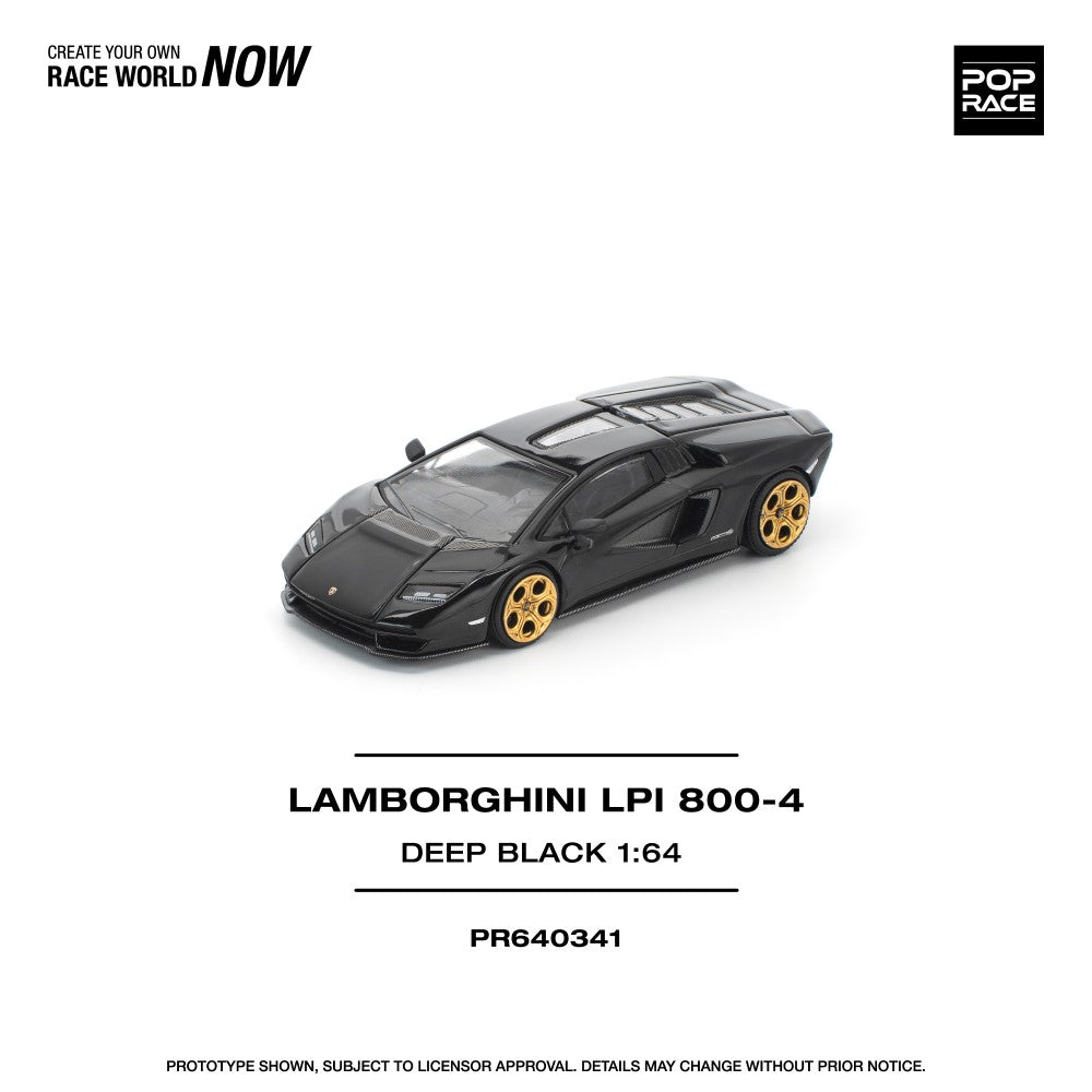 1/64 LAMBORGHINI COUNTACH LPI 800-4 DEEP BLACK - Poprace - PR640341