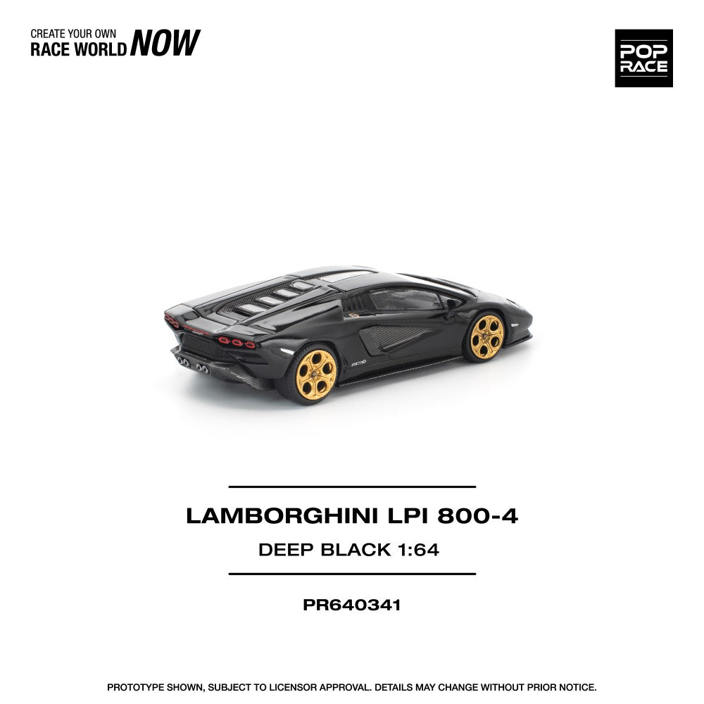 1/64 LAMBORGHINI COUNTACH LPI 800-4 DEEP BLACK - Poprace - PR640341