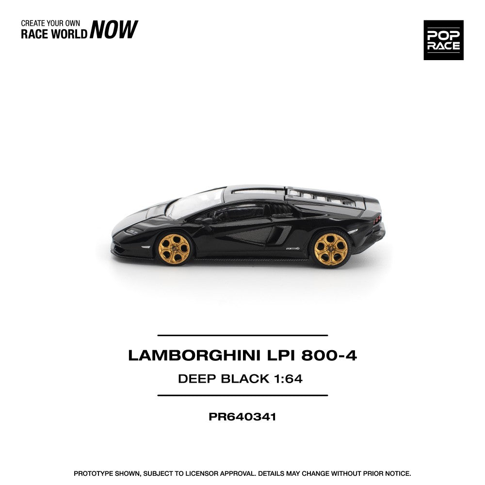 1/64 LAMBORGHINI COUNTACH LPI 800-4 DEEP BLACK - Poprace - PR640341