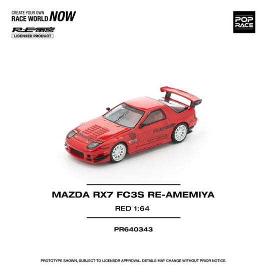 1/64 Mazda RX7 FC3S Re-Amemiya, red - Poprace - PR640343