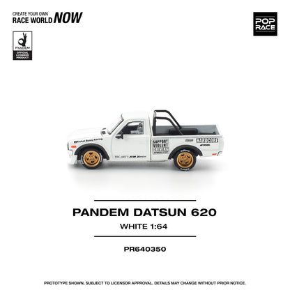 1/64 PANDEM DATSUN 620 WHITE - Poprace - PR640350