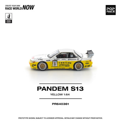 1/64 PANDEM SILVIA S13 2020 D1 LIGHTS YELLOW/WHITE - Poprace - PR640361