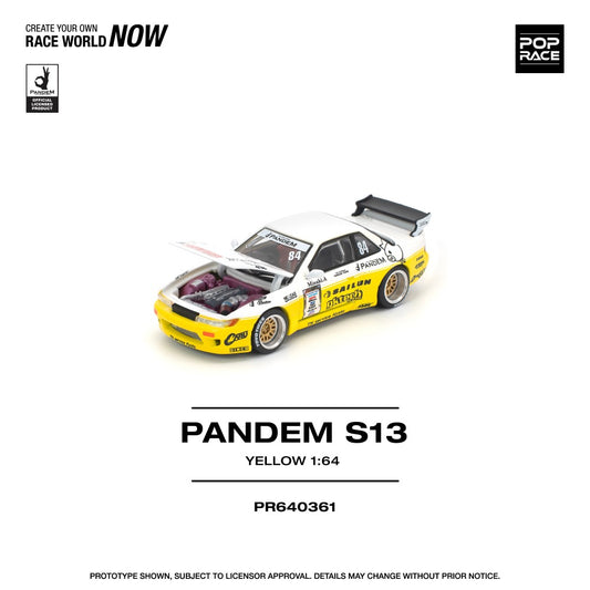 1/64 PANDEM SILVIA S13 2020 D1 LIGHTS YELLOW/WHITE - Poprace - PR640361