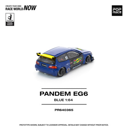 1/64 PANDEM CIVIC EG6 BLUE/BLACK - Poprace - PR640365