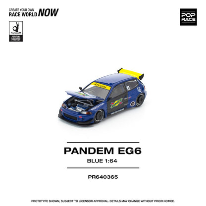 1/64 PANDEM CIVIC EG6 BLUE/BLACK - Poprace - PR640365