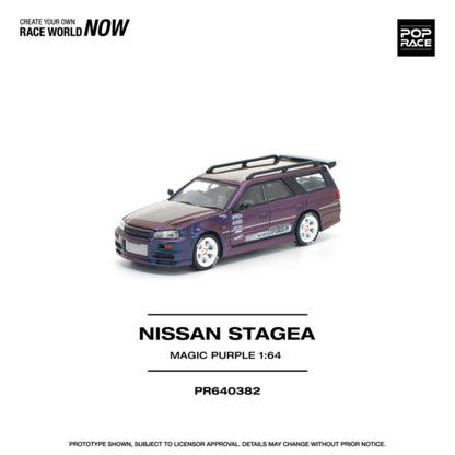 1/64 Nissan Stagea, magic purple - Poprace - PR640382