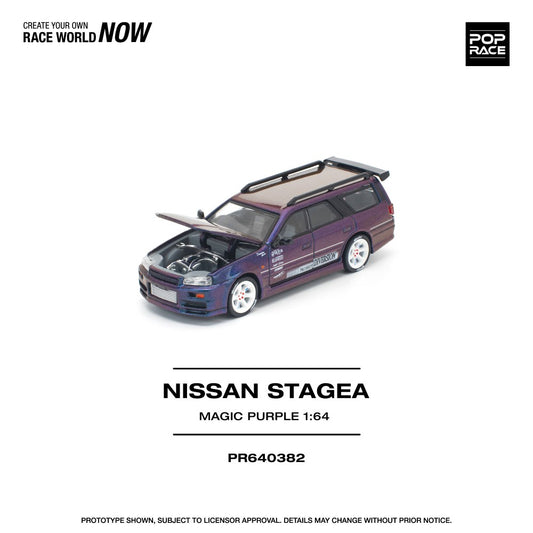 1/64 Nissan Stagea, magic purple - Poprace - PR640382