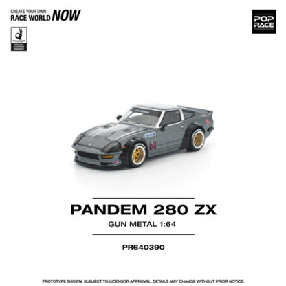 1/64  PANDEM 280ZX GUN METAL - Poprace - PR640390