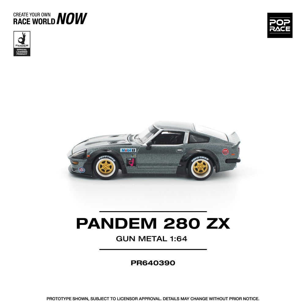 1/64  PANDEM 280ZX GUN METAL - Poprace - PR640390