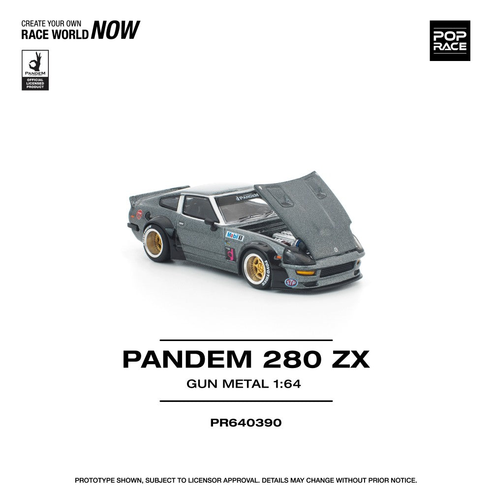1/64  PANDEM 280ZX GUN METAL - Poprace - PR640390