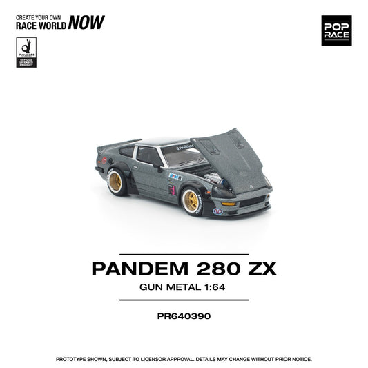 1/64  PANDEM 280ZX GUN METAL - Poprace - PR640390