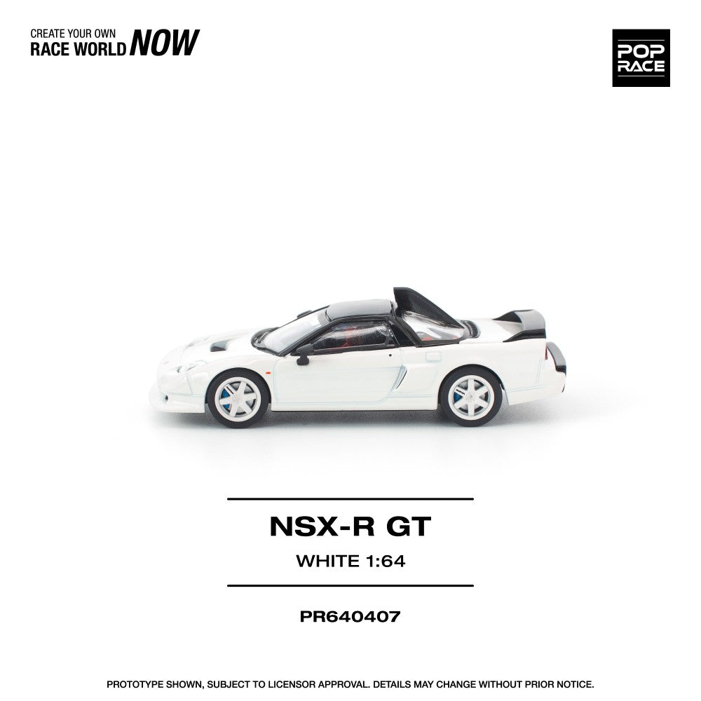 1/64 - HONDA NSX-R GT WHITE - Poprace - PR640407