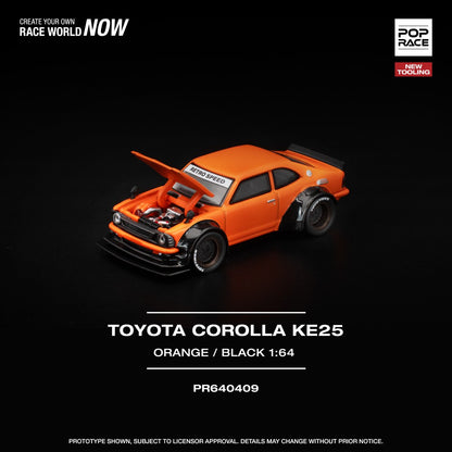 1/64 Toyota Corolla KE25, orange - Poprace - PR640409