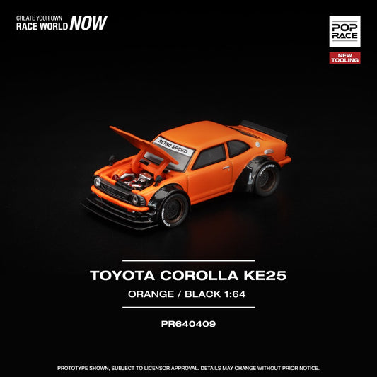 1/64 Toyota Corolla KE25, orange - Poprace - PR640409