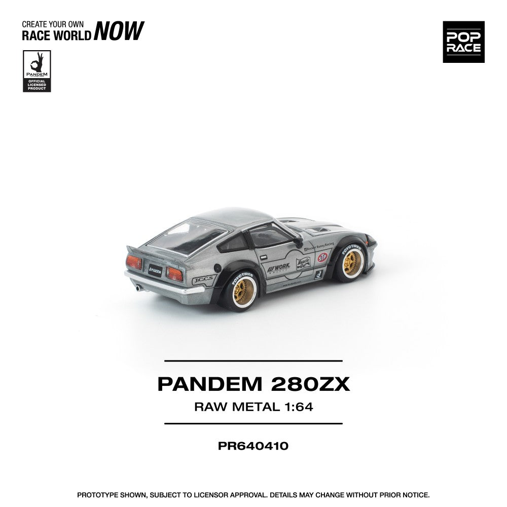 1/64 PANDEM 280ZX RAW METAL - Pop Race - PR640410
