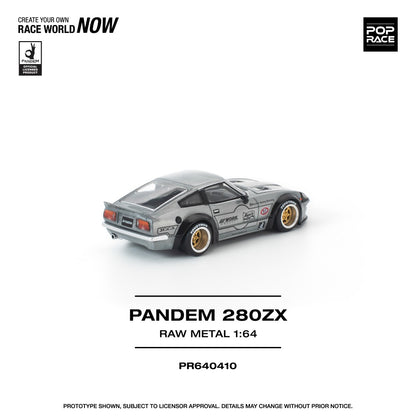 1/64 PANDEM 280ZX RAW METAL - Pop Race - PR640410