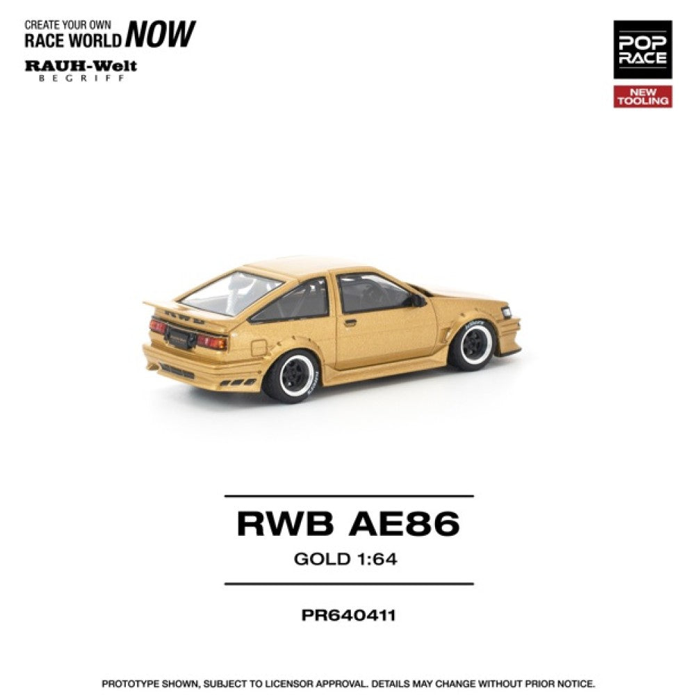 1/64 RWB AE86 GOLD (NEW TOOLING) - Poprace - PR640411