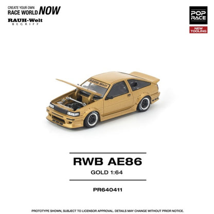 1/64 RWB AE86 GOLD (NEW TOOLING) - Poprace - PR640411