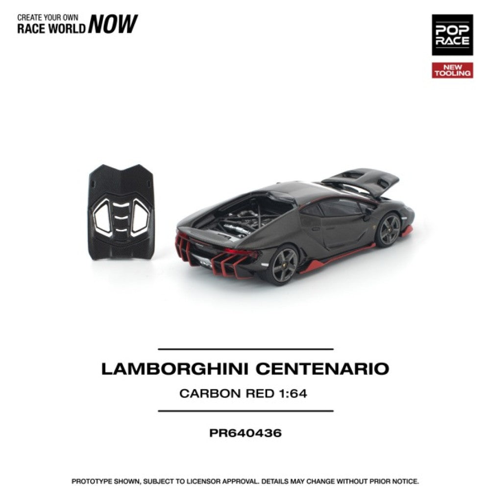 1/64 LAMBORGHINI CENTENARIO CARBON RED (NEW TOOLING) - Poprace - PR640436