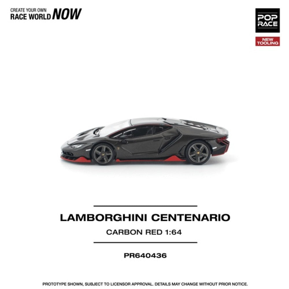1/64 LAMBORGHINI CENTENARIO CARBON RED (NEW TOOLING) - Poprace - PR640436