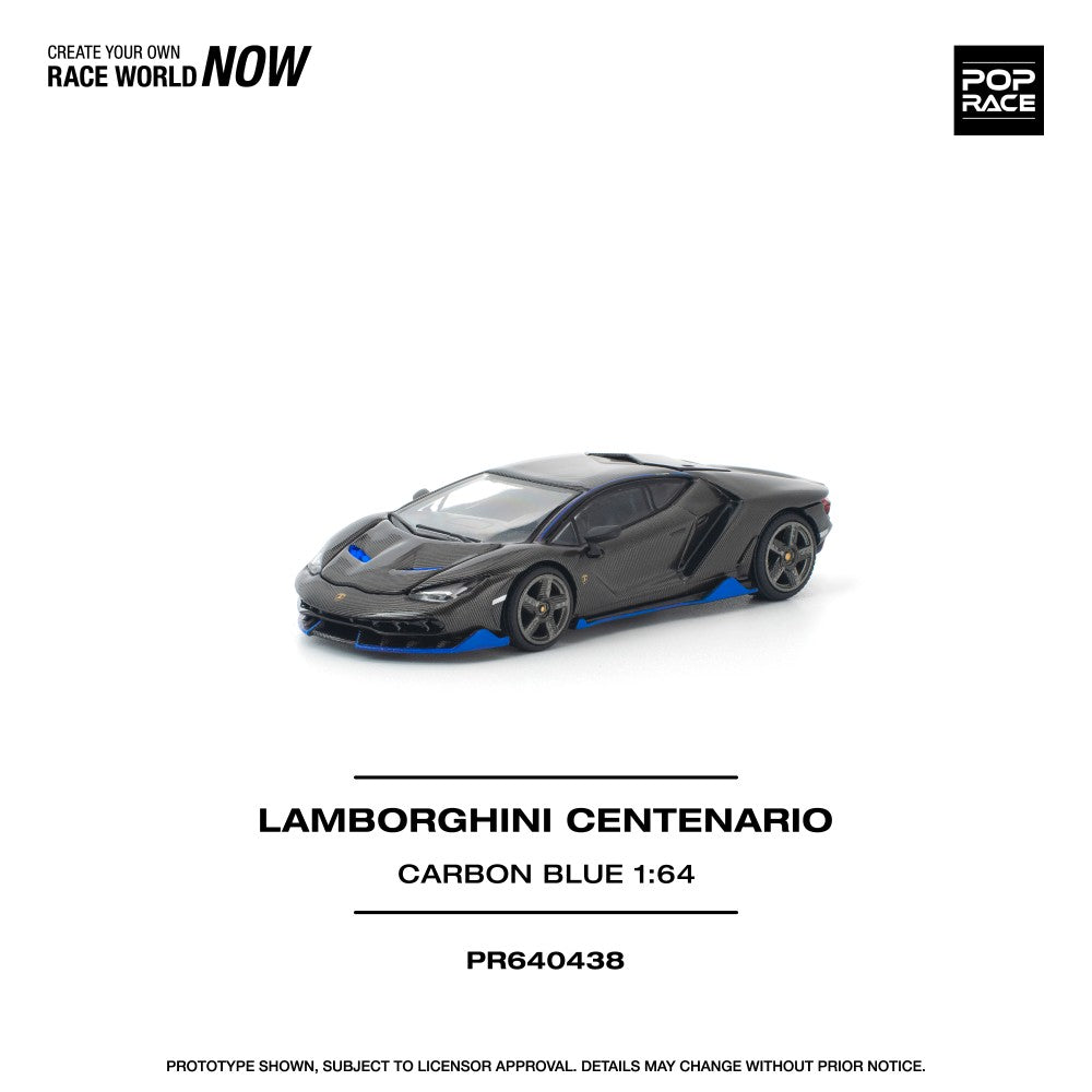 1/64 LAMBORGHINI CENTENARIO CARBON BLUE - Poprace - PR640438