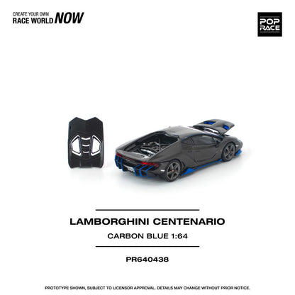 1/64 LAMBORGHINI CENTENARIO CARBON BLUE - Poprace - PR640438
