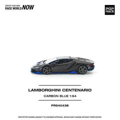 1/64 LAMBORGHINI CENTENARIO CARBON BLUE - Poprace - PR640438