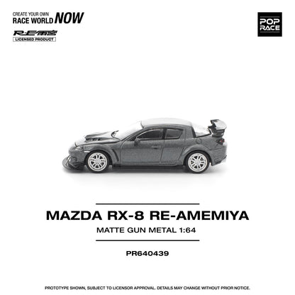 1/64 MAZDA RX-8 RE-AMEMIYA GUN METAL - Poprace - PR640439