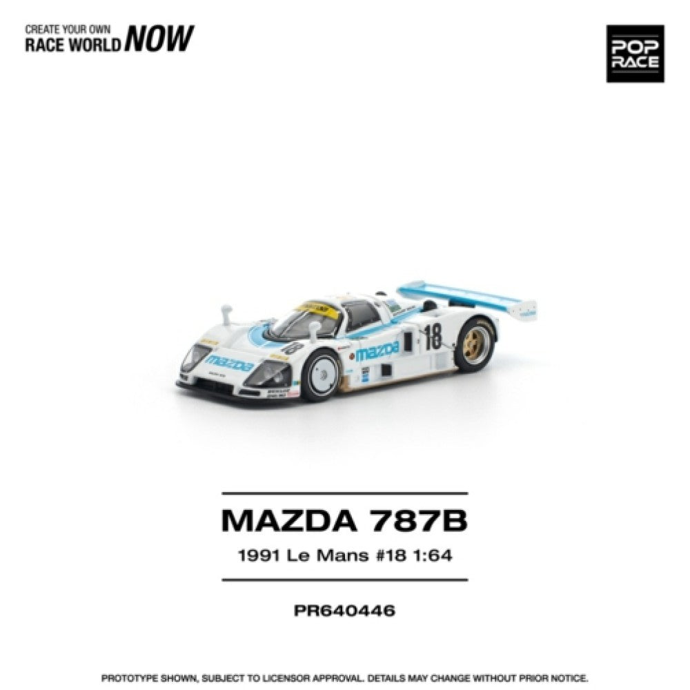 1/64 - MAZDA 787B 1991 LE MANS 24HRS NO.18 - Poprace - PR640446
