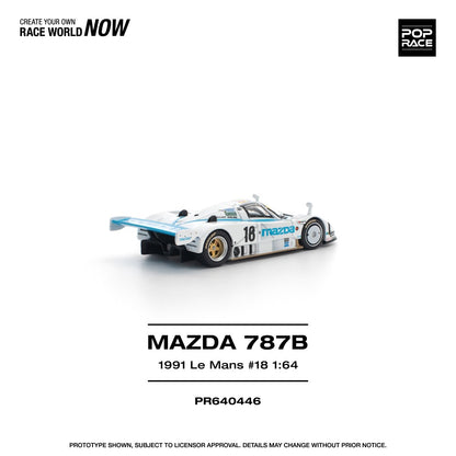 1/64 - MAZDA 787B 1991 LE MANS 24HRS NO.18 - Poprace - PR640446