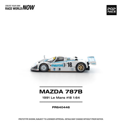 1/64 - MAZDA 787B 1991 LE MANS 24HRS NO.18 - Poprace - PR640446