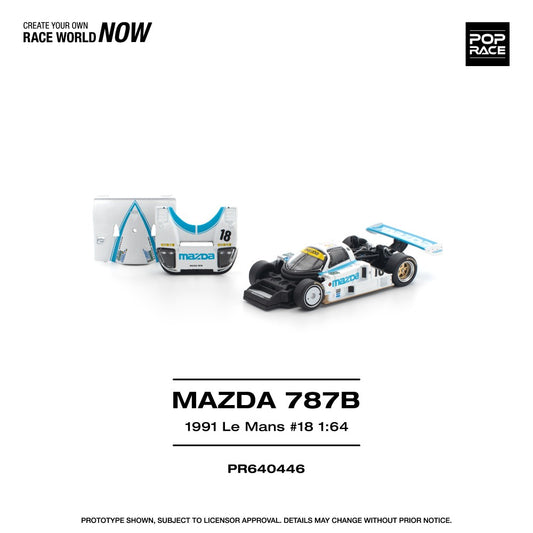 1/64 - MAZDA 787B 1991 LE MANS 24HRS NO.18 - Poprace - PR640446